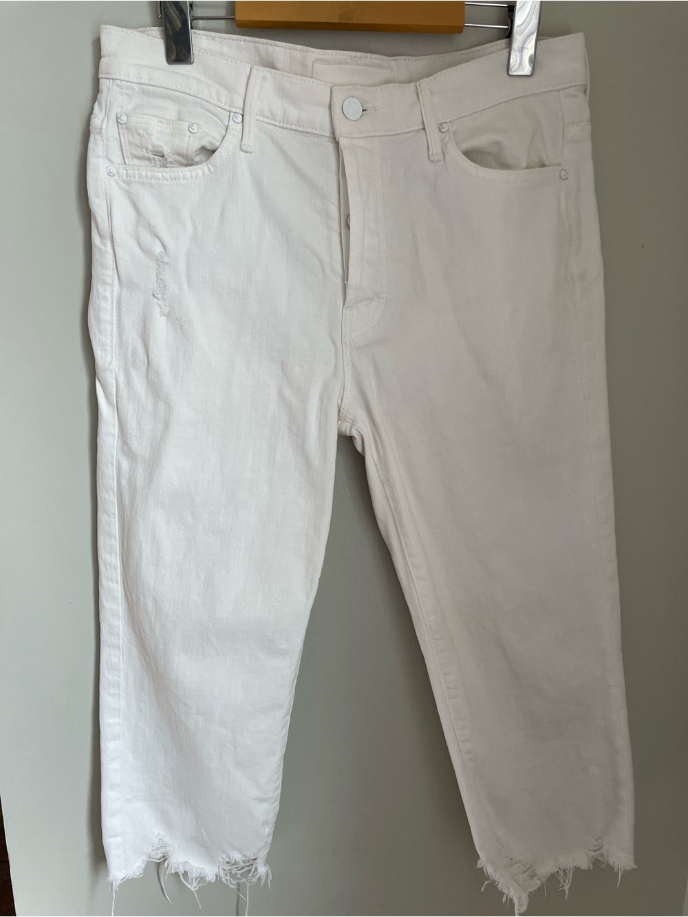 Mother Superior Almost Saint High Rise Distressed Jeans Size 27 Casual Summer - Picture 4 of 16